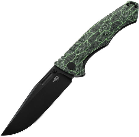 Couteau pliant KEEN II FRAMELOCK BLACK/GREEN Bestech Knives - Autre - Welkit.com