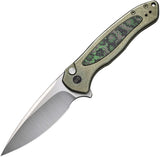 Couteau pliant KITEFIN BUTTON LOCK JUNGLE We Knife Co Ltd - Autre - Welkit.com