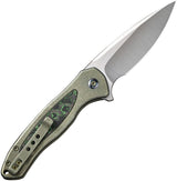 Couteau pliant KITEFIN BUTTON LOCK JUNGLE We Knife Co Ltd - Autre - Welkit.com