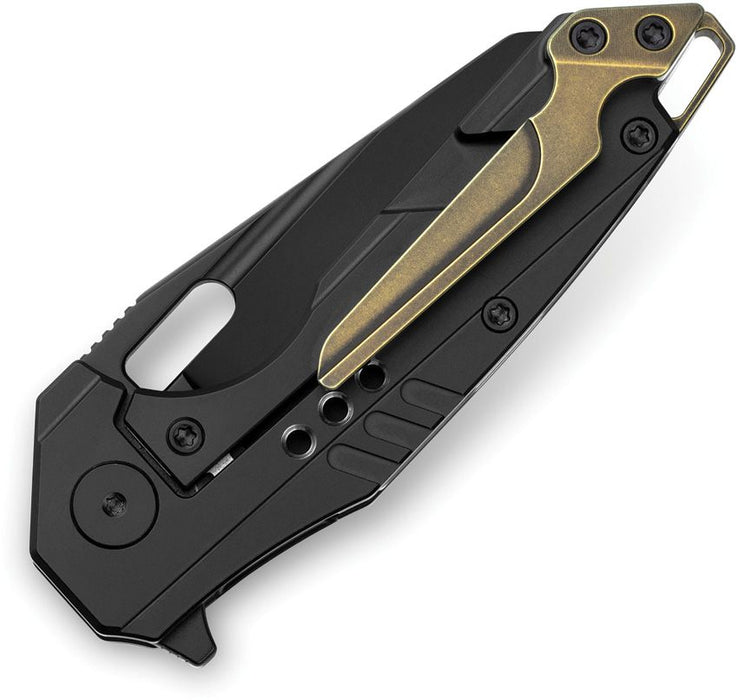 Couteau pliant NYXIE 3 FRAMELOCK CF/TI BLACK Bestech Knives - Autre - Welkit.com