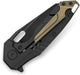 Couteau pliant NYXIE 3 FRAMELOCK CF/TI BLACK Bestech Knives - Autre - Welkit.com