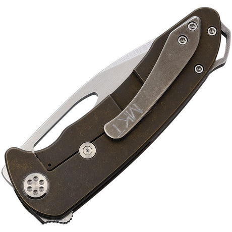 Couteau pliant ON BELAY FRAMELOCK BRONZE Medford - Autre - Welkit.com