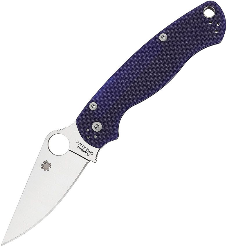 Couteau pliant PARA MILITARY 2 COMP LOCK BLUE Spyderco - Autre - Welkit.com