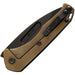 Couteau pliant PRAETORIAN SLIM FRAMELOCK BRZ Medford - Autre - Welkit.com