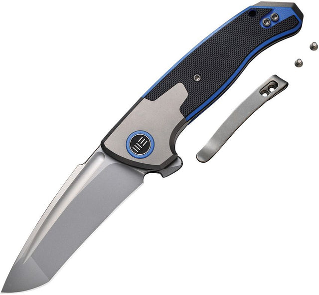 Couteau pliant PRESS CHECK FRAMELOCK BLUE We Knife Co Ltd - Autre - Welkit.com