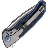 Couteau pliant PRESS CHECK FRAMELOCK BLUE We Knife Co Ltd - Autre - Welkit.com