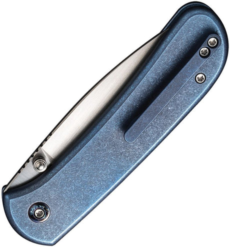 Couteau pliant QUBIT BUTTON LOCK BLUE We Knife Co Ltd - Autre - Welkit.com