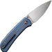 Couteau pliant QUBIT BUTTON LOCK BLUE We Knife Co Ltd - Autre - Welkit.com