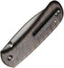 Couteau pliant QUBIT BUTTON LOCK FLAME We Knife Co Ltd - Autre - Welkit.com