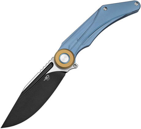 Couteau pliant SERAPH FRAMELOCK TI BLUE Bestech Knives - Autre - Welkit.com