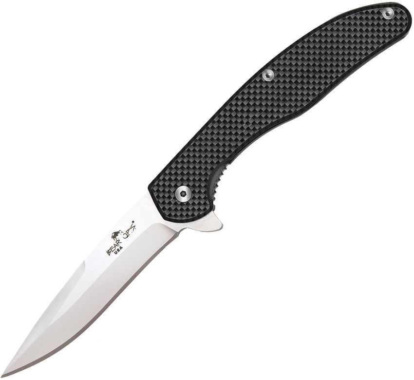 Couteau pliant SLIM LINERLOCK CARBON FIBER Bear & Son - Autre - Welkit.com