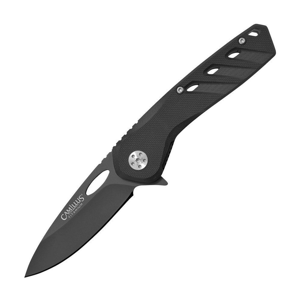 Couteau pliant SLOT LINERLOCK Camillus - Noir - Welkit.com