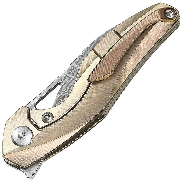 Couteau pliant THE RETICULAN FRAMELOCK GOLD Bestech Knives - Autre - Welkit.com