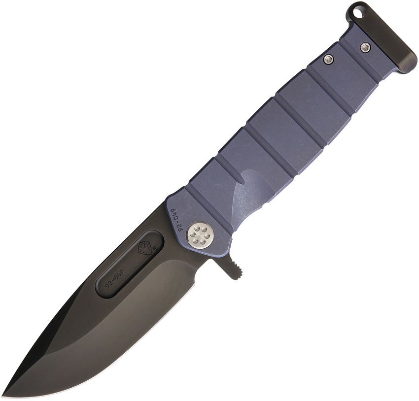 Couteau pliant USMC FF FRAMELOCK BLUE Medford - Autre - Welkit.com