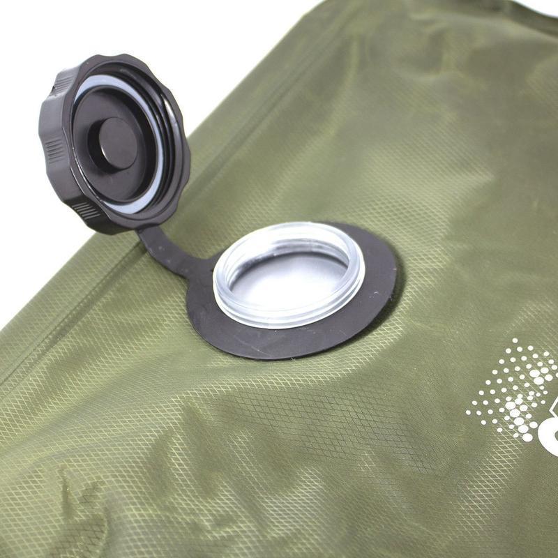 Douche PORTABLE SOLAR 20L CAO Camping - Vert olive - Welkit.com