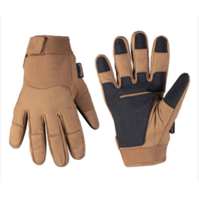 Gants chauds ARMY HIVER Mil - Tec - Coyote - Welkit.com