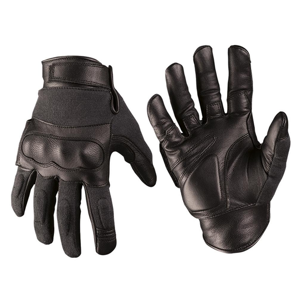 Gants tactiques LEATHER Mil - Tec - Noir - Welkit.com