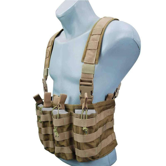 Gilet Chest Rig AK 47 Bulldog Tactical - Coyote - Welkit.com