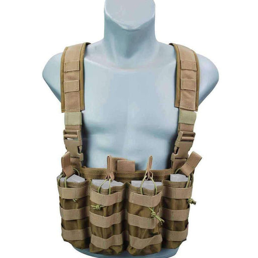 Gilet Chest Rig AK 47 Bulldog Tactical - Coyote - Welkit.com