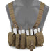 Gilet Chest Rig KINETIC Bulldog Tactical - Coyote - Welkit.com