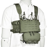 Gilet Chest Rig TT COMBI RIG Tasmanian Tiger - Vert olive - Welkit.com