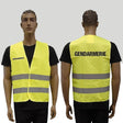 Gilet d'identification HAUTE VISIBILITÉ GENDARMERIE Patrol Equipement - Jaune - Welkit.com