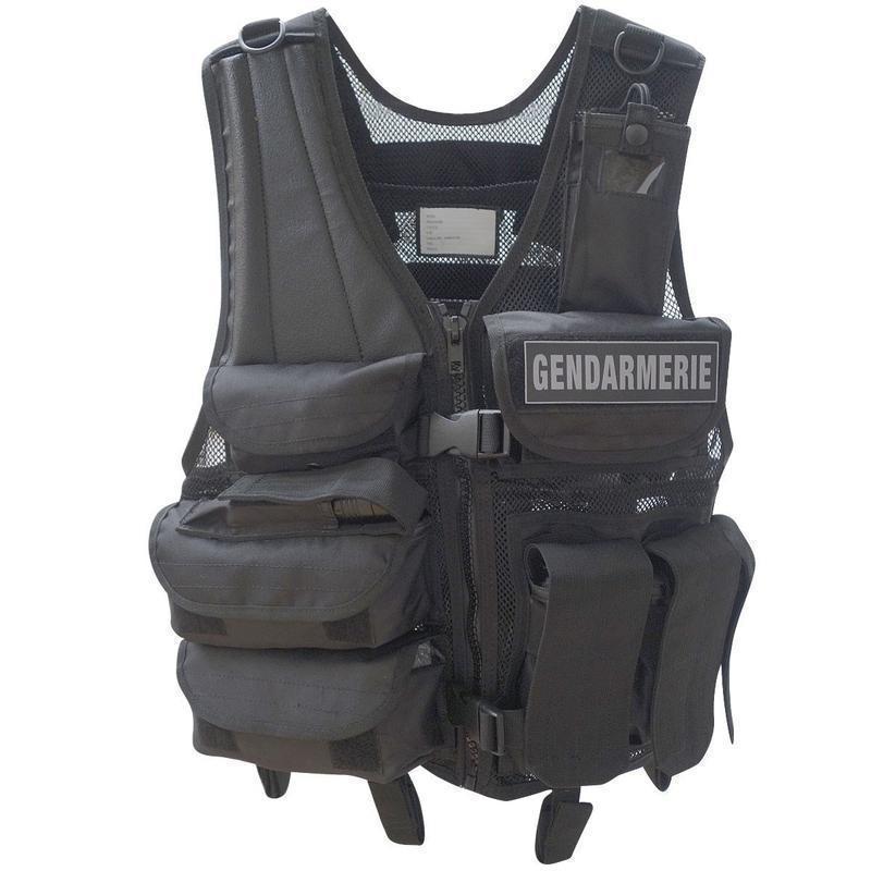 Gilet d'intervention FORCE Patrol Equipement - Noir - Welkit.com