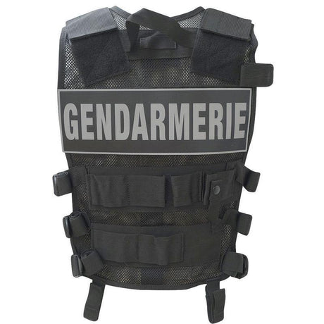 Gilet d'intervention FORCE Patrol Equipement - Noir - Welkit.com