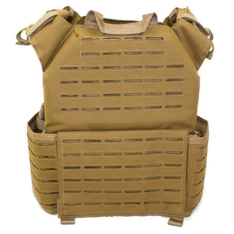 Gilet porte - plaques KINETIC Bulldog Tactical - Coyote - Welkit.com