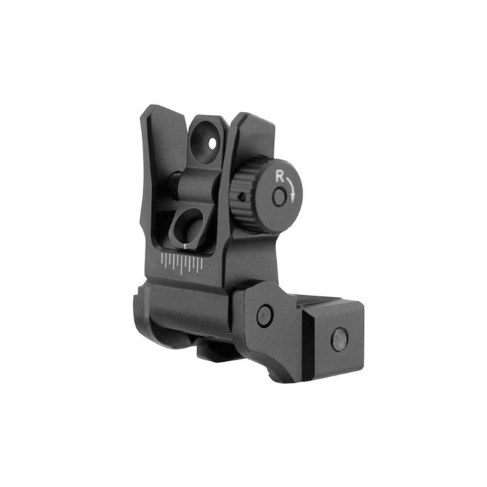 Guidon AR15 LOW PROFILE FLIP - UP FRONT MNT - 955 UTG - Noir - Welkit.com