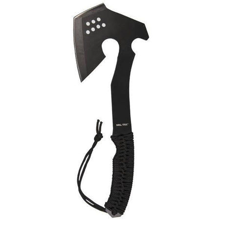 Hache PARACORDE Mil - Tec - Noir - Welkit.com