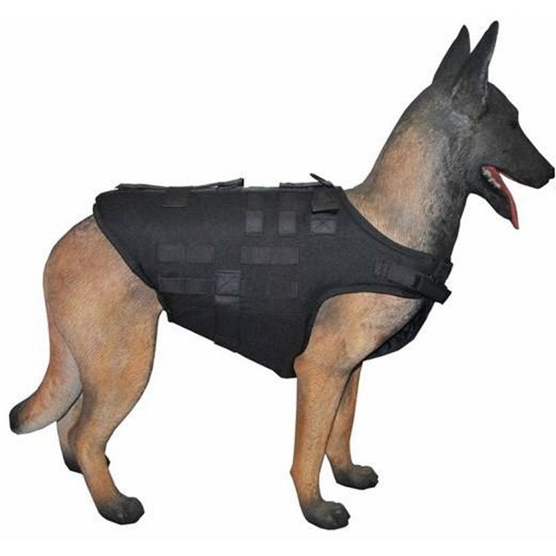 Harnais pour chien GILET PARE - BALLES AVEC SYSTÈME MOLLE Morin - Noir - Welkit.com