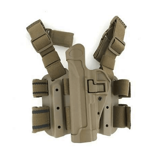 Holster de cuisse SERPA LEVEL 2 CQC SIG Blackhawk - Coyote - Welkit.com