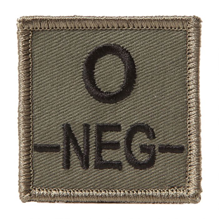 Identifiant Groupe sanguin VELCRO Ares - Vert olive - Welkit.com