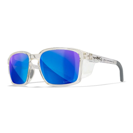 Lunettes de protection ALFA Wiley X - Polarisé Bleu Miroir - Welkit.com