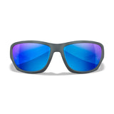 Lunettes de protection CLIMB Wiley X - Polarisé Bleu Miroir Fumé - Welkit.com