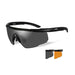 Lunettes de protection SABER ADVANCED 2 ÉCRANS Wiley X - Noir - Welkit.com