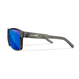 Lunettes de protection TREK Wiley X - Polarisé Bleu Miroir Fumé - Welkit.com