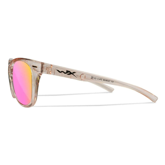 Lunettes de protection ULTRA Wiley X - Polarisé Rose Or Miroir Fumé Vert - Welkit.com