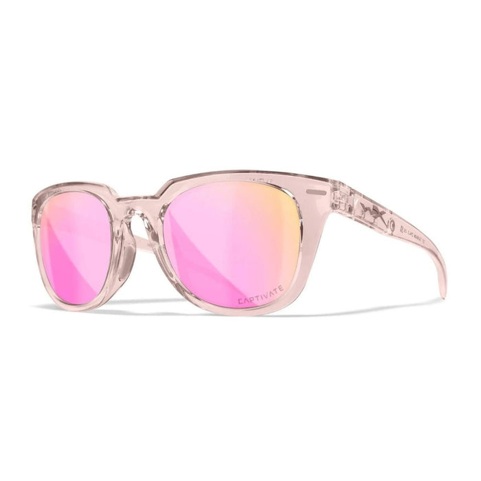 Lunettes de protection ULTRA Wiley X - Polarisé Rose Or Miroir Fumé Vert - Welkit.com