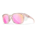 Lunettes de protection ULTRA Wiley X - Polarisé Rose Or Miroir Fumé Vert - Welkit.com