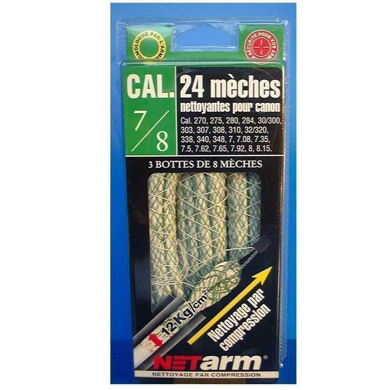 Mèche nettoyante CALIBRE .270 Net'Arm - Vert - Welkit.com