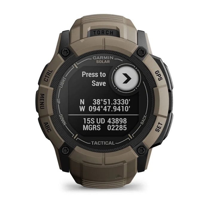 Montre connectée INSTINCT 2X SOLAR TACTICAL Garmin - Coyote - Welkit.com