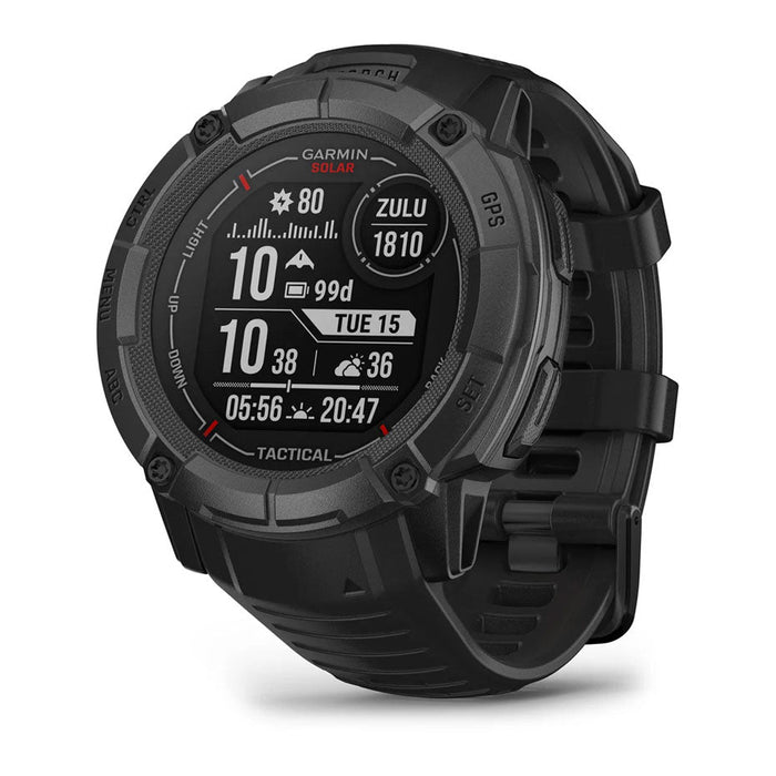 Montre connectée INSTINCT 2X SOLAR TACTICAL Garmin - Noir - Welkit.com