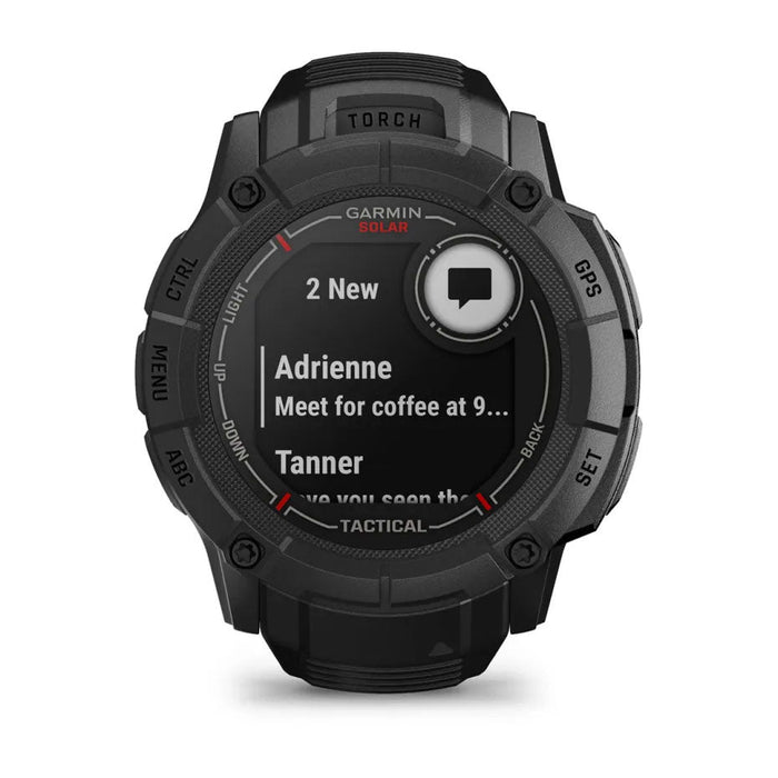 Montre connectée INSTINCT 2X SOLAR TACTICAL Garmin - Noir - Welkit.com