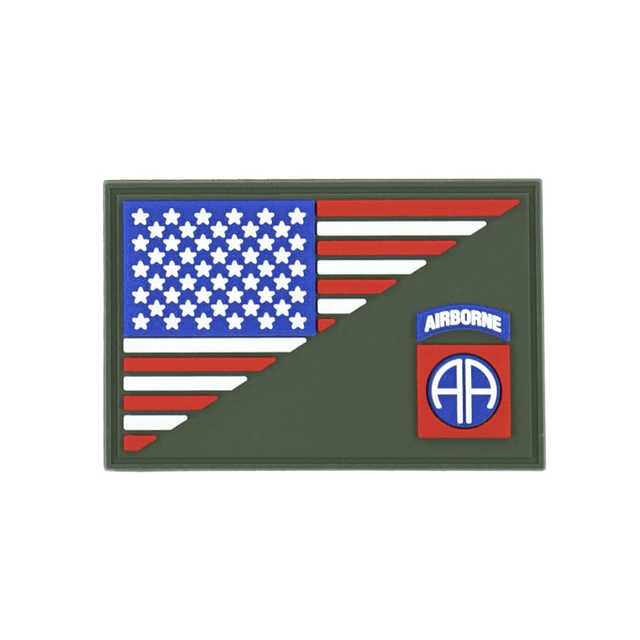 Morale patch 82ND AIRBORNE HALF FLAG 101 Inc - Autre - Welkit.com