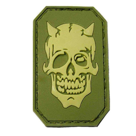 Morale patch DEVIL FACE MNSP - Vert - Welkit.com