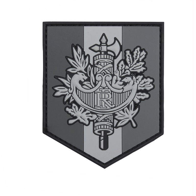 Morale patch FRENCH SHIELD NOIR/GRIS 101 Inc - Noir - Welkit.com