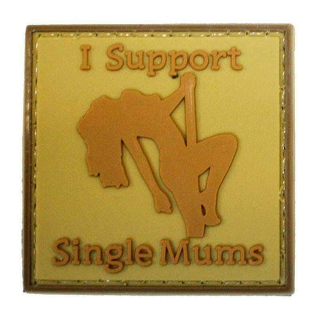 Morale patch I SUPPORT SINGLE MUMS MNSP - Coyote - Welkit.com