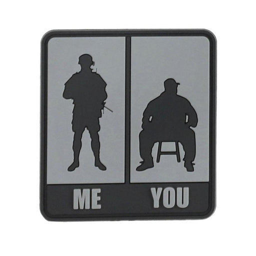 Morale patch ME & YOU GRIS 101 Inc - Gris - Welkit.com